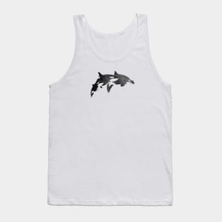 Jumping Orca Pod Grunge Aesthetic Tank Top